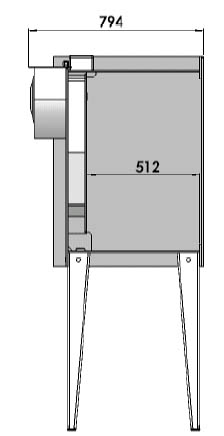 Cabine lateral